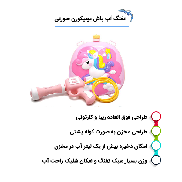 معرفی انواع تفنگ آبپاش فانتزی دخترانه