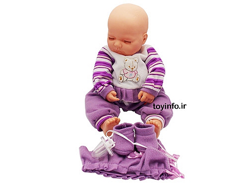 عروسک نوزاد نی نی ناز با لباس و کفش