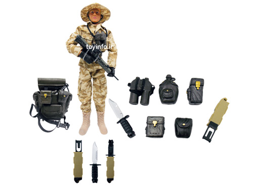 تجهیزات سرباز عروسک