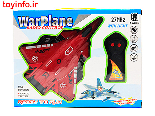 بسته بندی هواپیمای جنگی قرمز