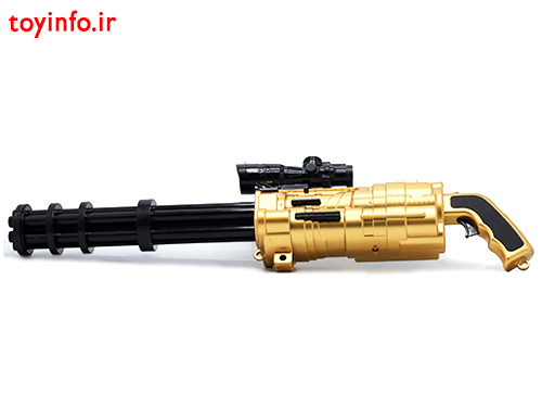 اسباب بازی اسلحه مسلسل طلایی