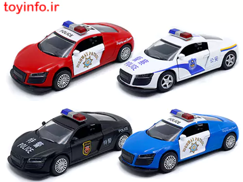 رنگ های مختلف اتومبیل پلیس