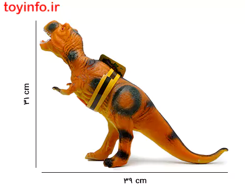 اندازه طول و ارتفاع دایناسور تی رکس