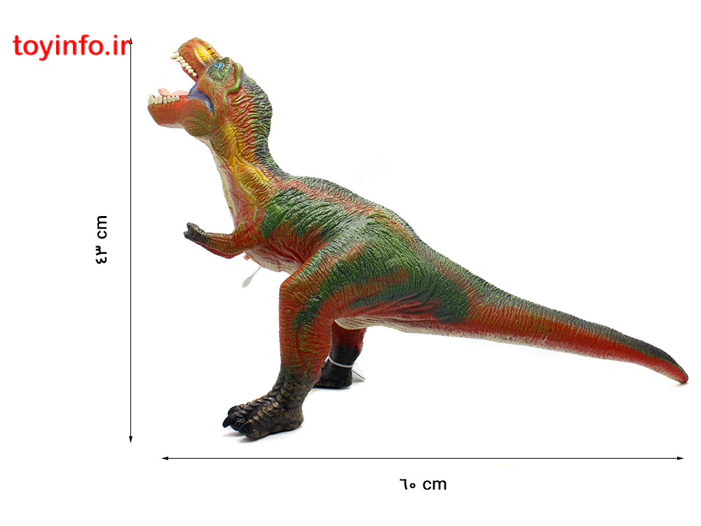 طول و قد دایناسور تی رکس بزرگ
