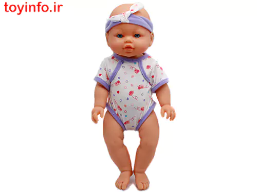 عروسک نوزاد دختر با سربند