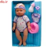 عروسک نوزاد با لوازم جانبی
