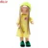 عروسک روسی با لباس های زرد