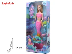 طول و عرض جعبه اسباب بازی عروسک عروسک پری دریایی