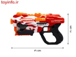 ابعاد تفنگ تیر فومی طوفانی