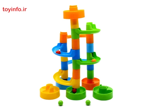 یک نوع جورچین و لگو آسان اسباب بازی خردسال که کودک توسط قطعات آن می تواند مسیرهای مختلفی را ببرای حرکت گوی های کوچک پلاستیکی بسازد