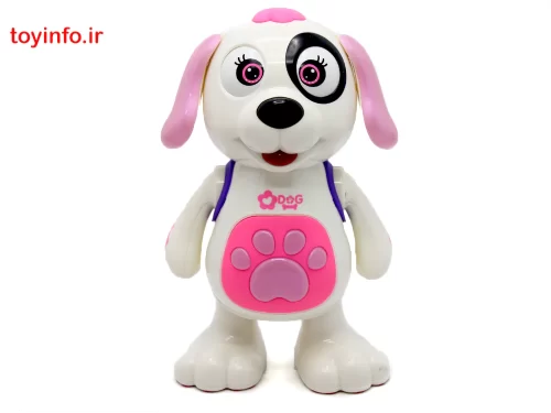 سگ موزیکال عروسکی با قابلیت قدم برداشتن به جلو , فروشگاه آن لاین بازار اسباب بازی