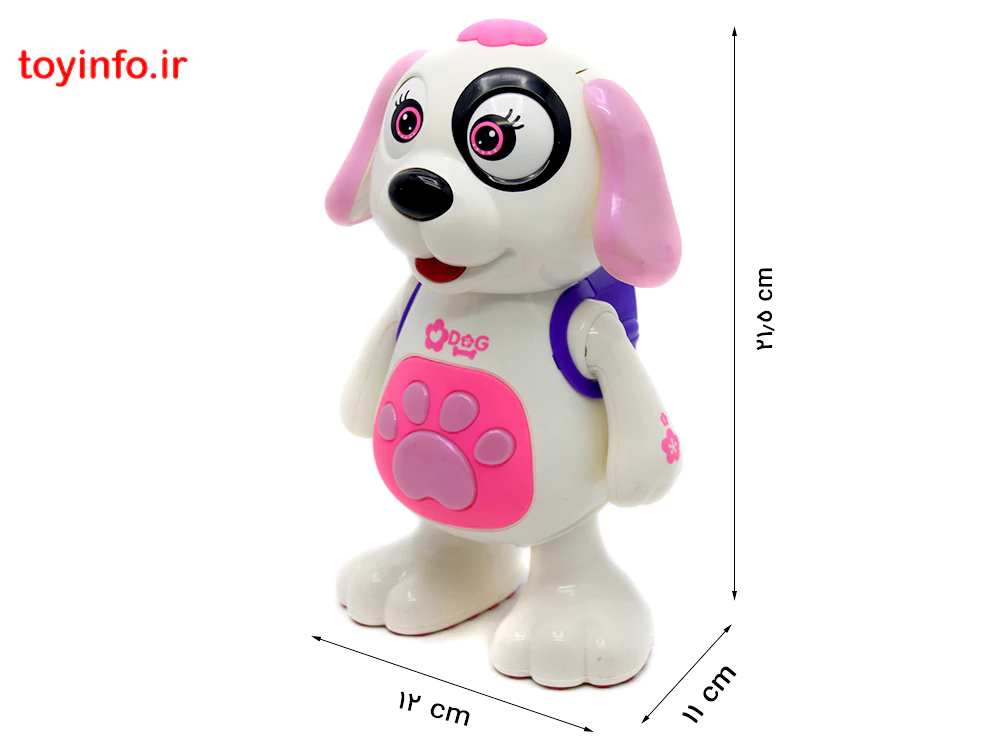 ابعاد و اندازه های سگ موزیکال عروسکی بدون جعبه , فروشگاه اینترنتی بازار اسباب بازی