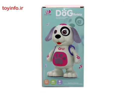 بسته بندی جعبه ای سگ موزیکال عروسکی, فروشگاه اینترنتی بازار اسباب بازی