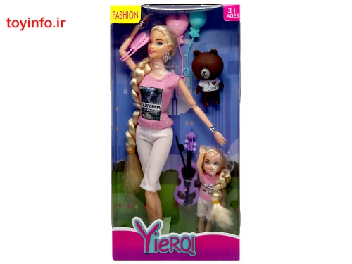 عروسک زیبای مادر و دختر یک اسباب بازی دخترانه شیک، فروشگاه اینترنتی بازار اسباب بازی