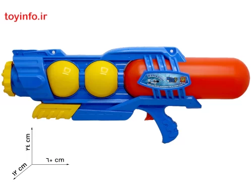ابعاد و اندازه های تفنگ آب پاش BT، فروشگاه اینترنتی بازار اسباب بازی