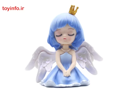 ست عروسک خواب فرشته ها مدل A رنگ آبی با موهای آبی