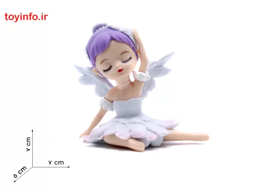 اندازه ست عروسک خواب فرشته ها مدل B در حالت نشسته فروشگاه آن لاین بازار اسباب بازی