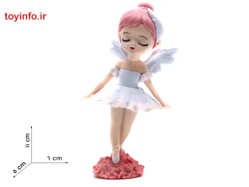 ست عروسک خواب فرشته ها مدل B ایستاده روی پایه صورتی, فروشگاه اینترنتی بازار اسباب بازی