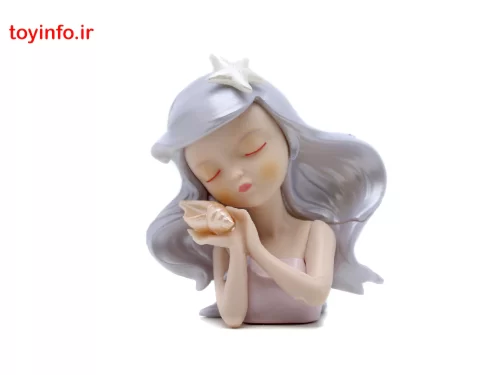 ست عروسک خواب فرشته ها مدل C با موهای نقره ای و صدف , فروشگاه اینترنتی بازار اسباب بازی
