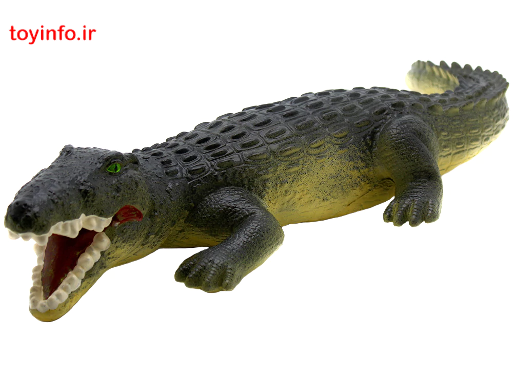 عروسک تمساح بزرگ با بدنی نرم و فاقد لبه های تیز و آزار دهنده, فروشگاه اینترنتی بازار اسباب بازی