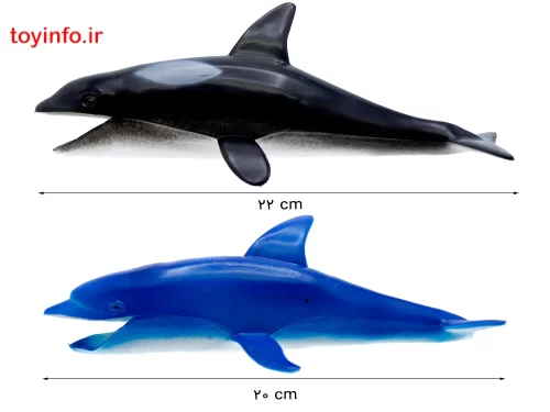 نهنگ سیاه و آبی مجموعه حیوانات دریایی بزرگ، فروشگاه اینترنتی بازار اسباب بازی