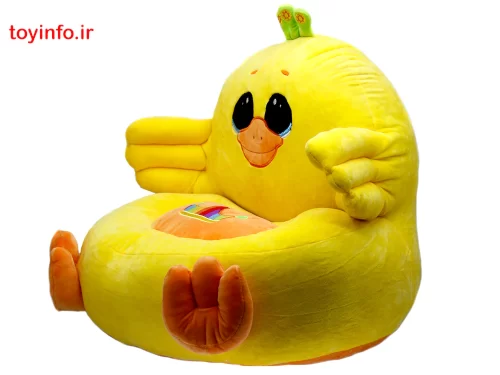 مبل عروسکی کودک جوجه زرد قابل شست و شو، فروشگاه اینترنتی بازار اسباب بازی