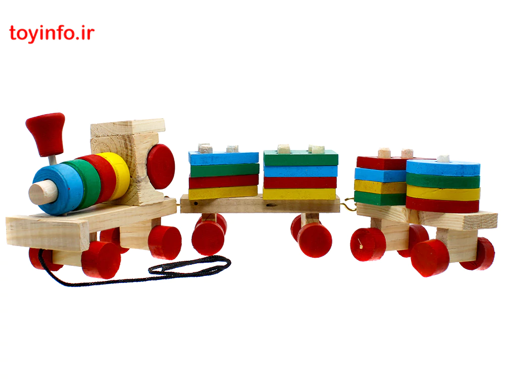 قطار جورچین چوبی مونته سوری برای کودکان خردسال, جورچین اسباب بازی