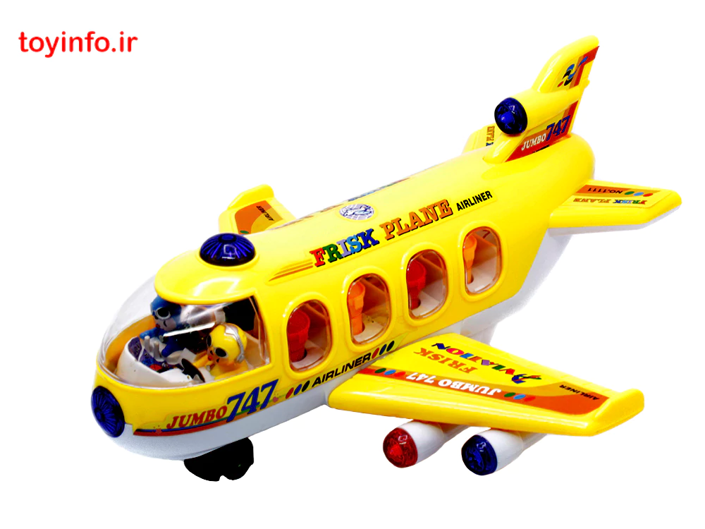 هواپیما موزیکال ۷۴۷ زرد برای کودکان خردسال, اسباب بازی موزیکال
