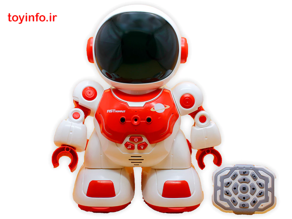 ربات کنترلی فضانورد بزرگ قرمز با دستگاه کنترل, ربات کنترلی