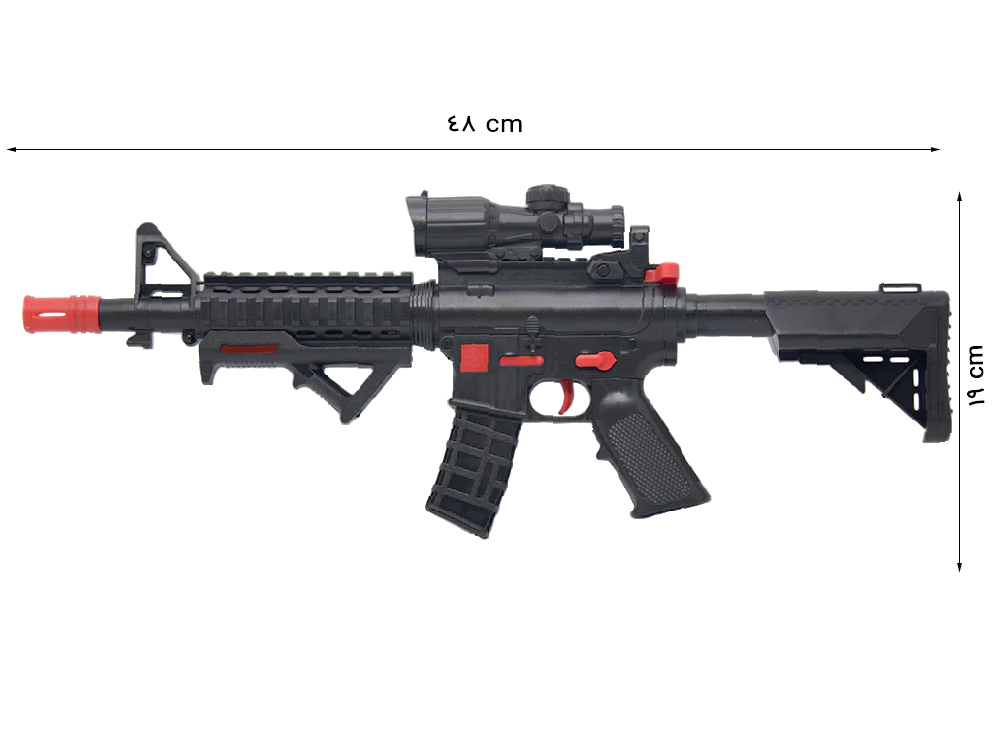 ابعاد اسلحه M16 کوچک