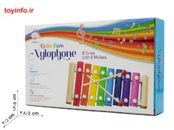 طول و عرض جعبه اسباب بازی بلز چوبی 8 تیغه