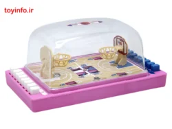 خرید اسباب بازی مینی بسکتبال دو نفره صورتی