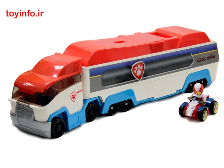 خرید اینترنتی کامیون سگ های نگهبان با فیگور رایدر