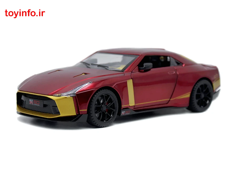 خرید اسباب‌بازی ماشین فلزی GTR قرمز