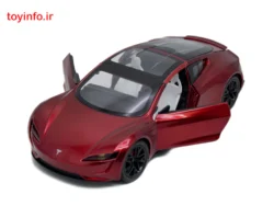 قیمت ماشین اسباب‌بازی تسلا رنگ آلبالویی