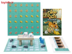 راهنمای بازی فکری موش و گربه, کاشی ها، میز بازی و صفحه به همراه گربه و موش ها