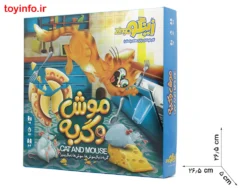 طول و عرض جعبه بازی فکری موش و گربه