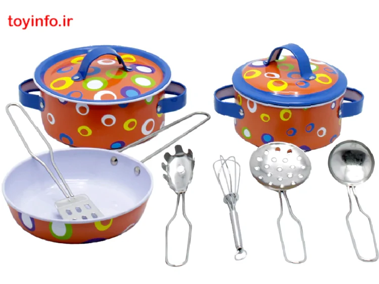 ست ظروف کیفی با نقش و نگار شاد مدل A