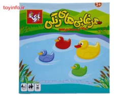 نمای رو به رو از جعبه بازی فکری مرغابی‌های رنگی