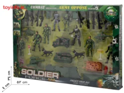 طول و عرض جعبه اسباب بازی ست سرباز ارتشی