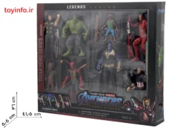 طول و عرص جعبه اسباب بازی ست قهرمانان اونجرز‌