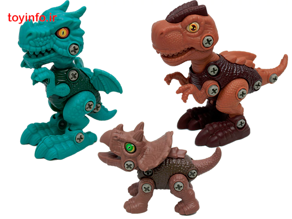 قیمت و خرید اسباب بازی دایناسورهای مونتاژی