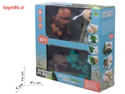 ابعاد جعبه اسباب بازی دایناسورهای مونتاژی