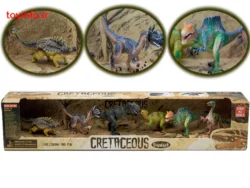 ست فیگور دایناسور های کرتاسه